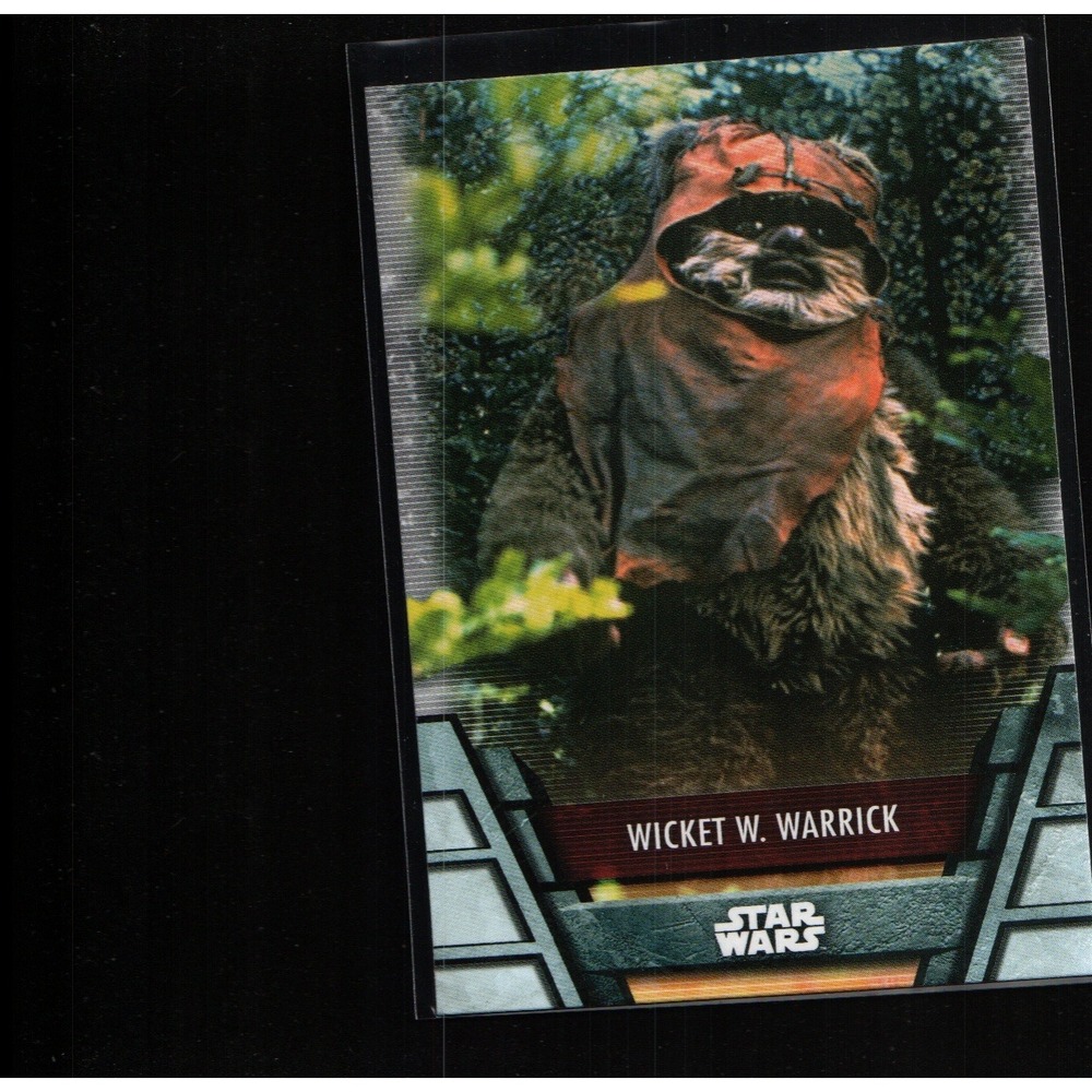 2020 STAR WARS HOLOCRON TRADING CARD #REB-22 WICKET W. WARRICK